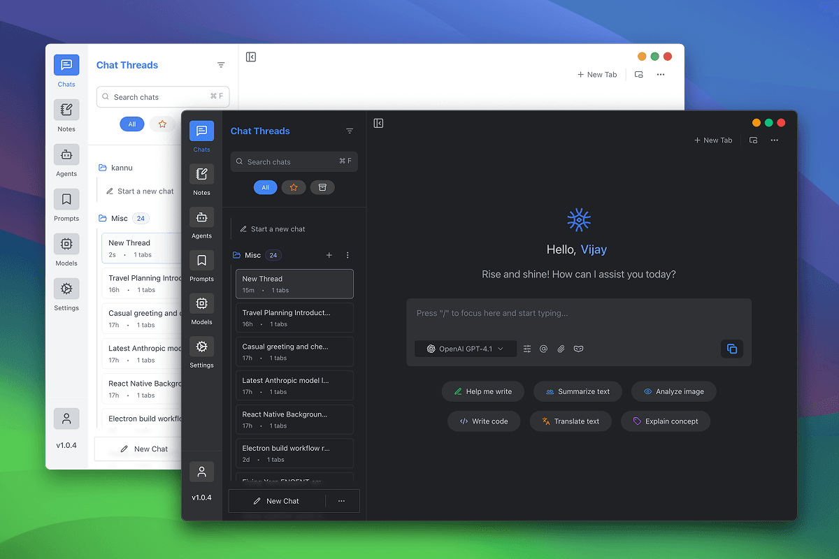 9xchat Interface Preview